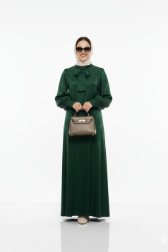 فستان رنا الصيفي العملي – اللون زمرد