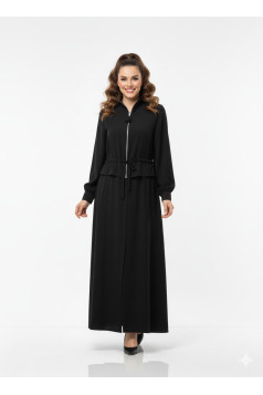 طقم حياة فستان عملي صيفي (اسود )