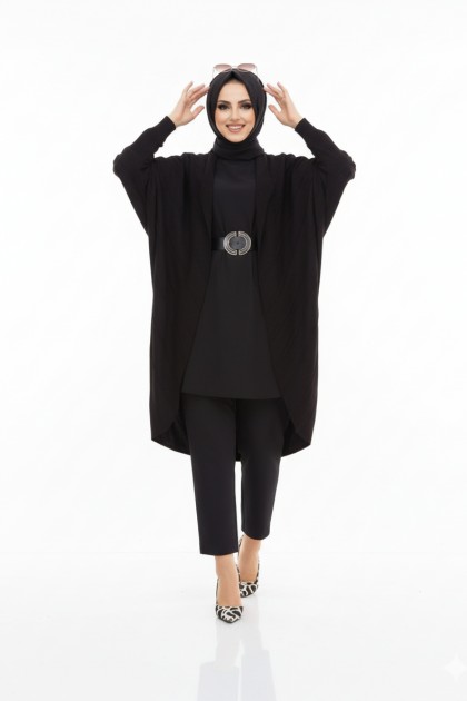 سترة تريكو 4369 اسود سترة تريكو 4369 اسود