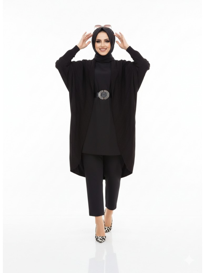 سترة تريكو 4369 اسود