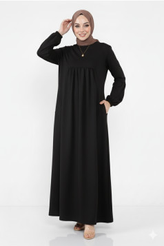 فستان كول رياضي اسود 1410