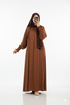 عباية طويله وفضفاضه مصممة بتصميم انيق ستاندرد (طوبي) 1386