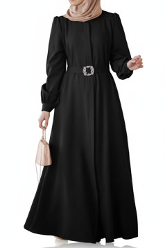 عباية دايموند أسود 1365