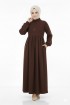 فستان لافندر الشتوي لون بني 103