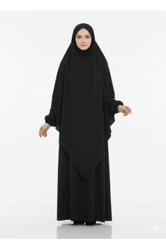 طقم ساندي للمحجبات (أسود) 1408