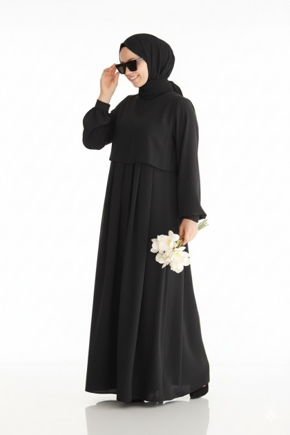 شال حور (أسود) 4065