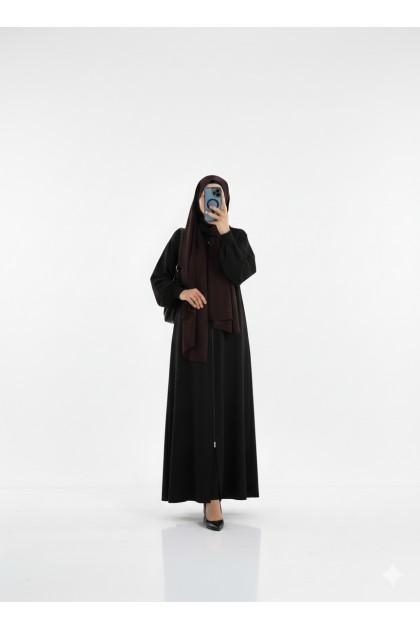 عباية سوسن مع الحجاب (أسود) 1511