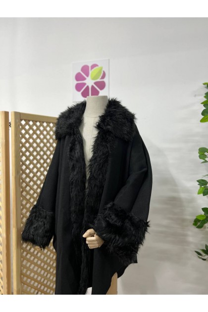 جاكيت بفرو على الرقبه و اليدين 017