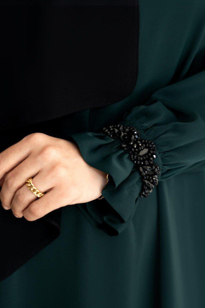 فستان زمرد لون (زمردي) 1794