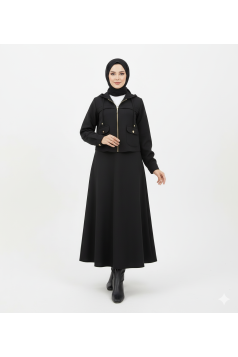 طقم ايفا (اسود)