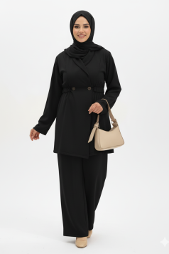 طقم عبلة (اسود)