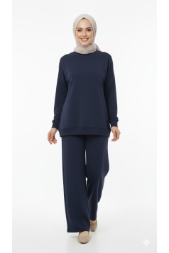 طقم بولينا (كحلي)