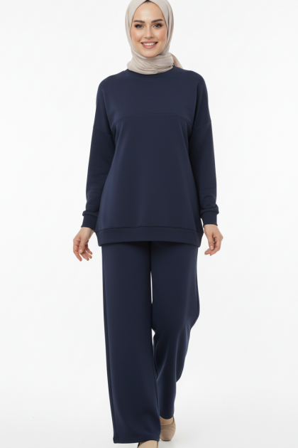 طقم بولينا (كحلي) طقم بولينا (كحلي)