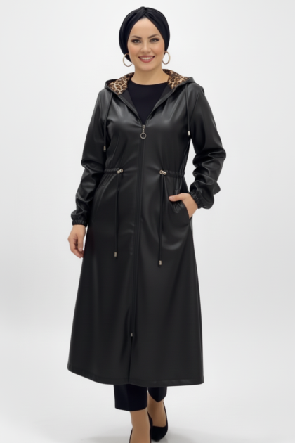 جاكيت خلود الجلد (اسود)