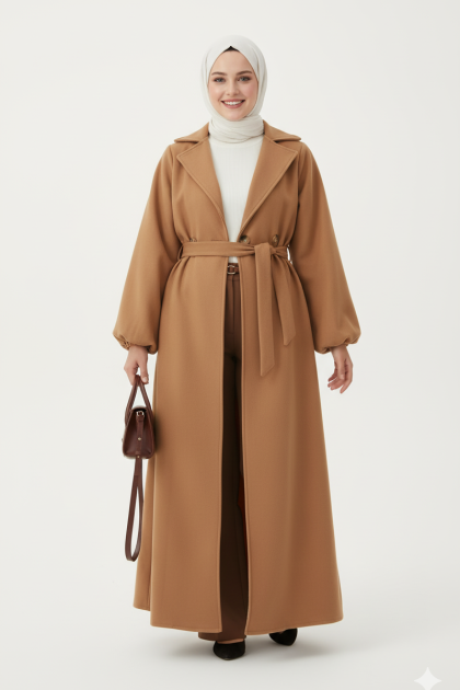 جاكيت لمى الجوخ (عسلي)