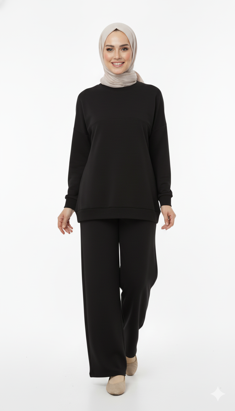 طقم بولينا (اسود)