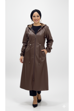 جاكيت خلود الجلد (بني)