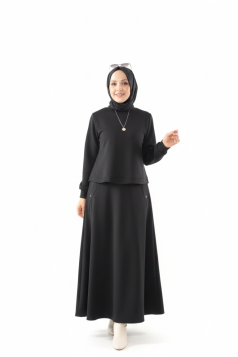 طقم وفاء (اسود)