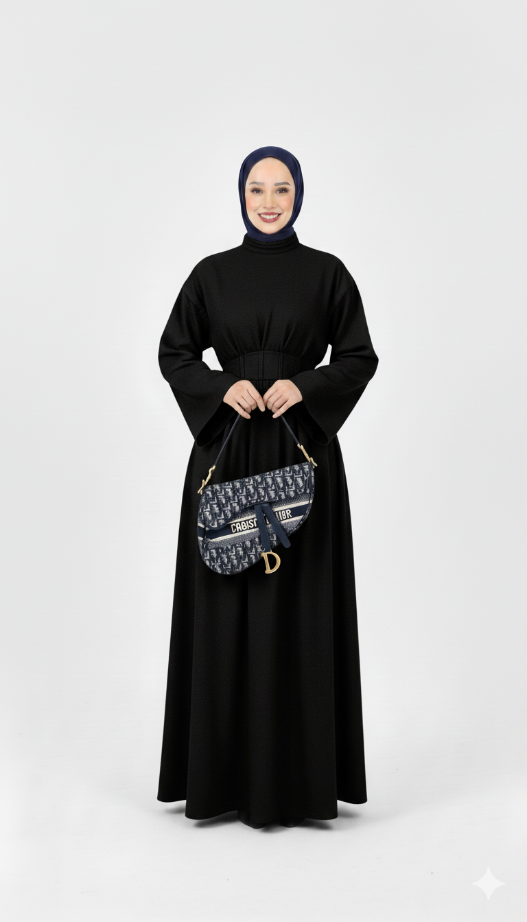 فستان نارا (أسود)