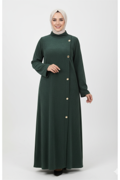 فستان غيداء الشتوي (زيتي)