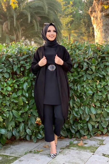 سترة تريكو 4369 اسود