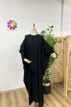 حجاب طبقة قماش مدينة اسود 4070