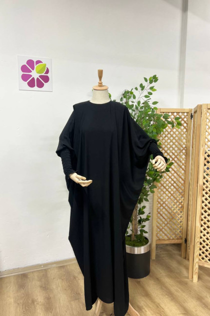 حجاب طبقة قماش مدينة اسود 4070