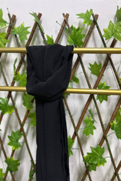 شال نسائي ايروبين لون (اسود)