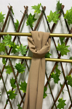 شال نسائي ايروبين لون (بيج)