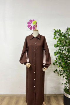 عباية ايمان لون (بني)