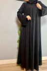 عباية بلقيس فخمة ومرتبة (أسود) 4071