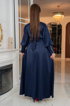 فستان ايليف ، صيفي ، كحلي  ، 1669