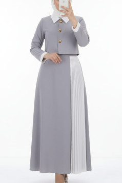 طقم حلا ( فضي) 3032