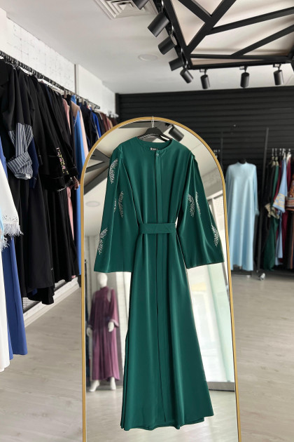 عباية فراشة صيفي رسمي (زمرد) 