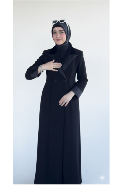 مانطو اية (اسود)