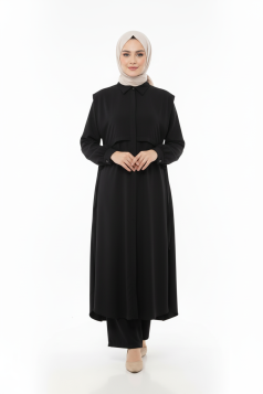 طقم هناء لون (اسود)