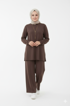 طقم ساشا العملي (بني )