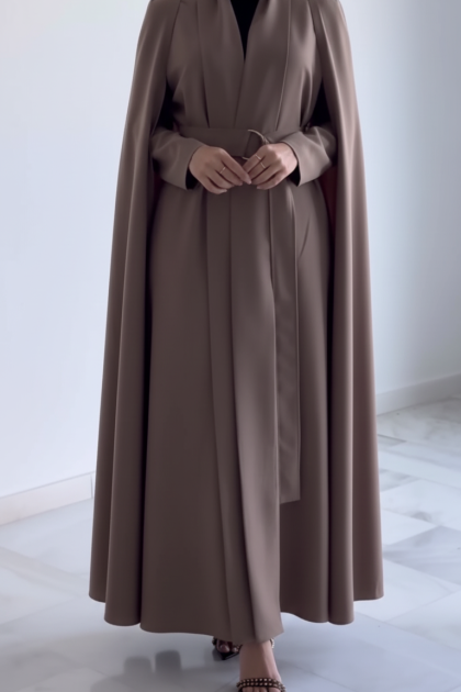 عباية الريم الفاخرة (بني) 4076