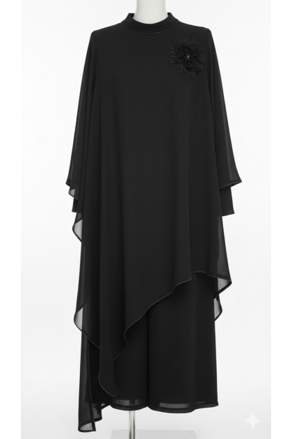 طقم لمياء لون (اسود)