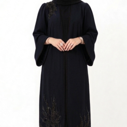 عباية الماسة (اسود) (جملة)