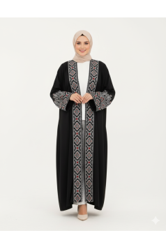 طقم بيسان الرمضاني المطرز (اسود)	