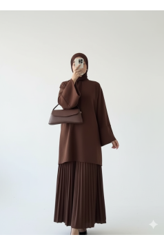 طقم ميلا (بني )