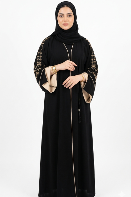 عباية سمية (اسود) (جملة)