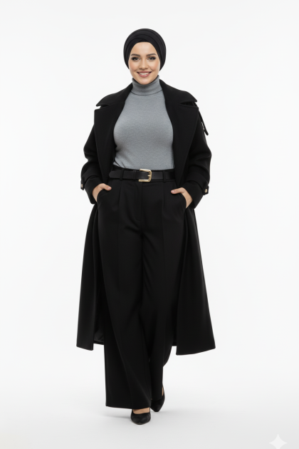  بنطال فيروز (اسود)