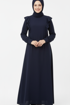 عباية سيلين المناسبة لموسم الصيف (الون كحلي)