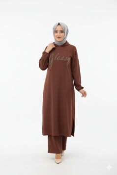 طقم دارين (بني)