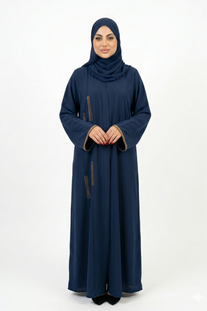عباية سنبلة (كحلي)  (جملة)