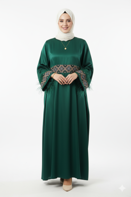 فستان سندس المناسب لموسم الصيف زمرد