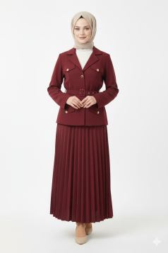 طقم تيا المناسب لموسم الصيف (خمري )