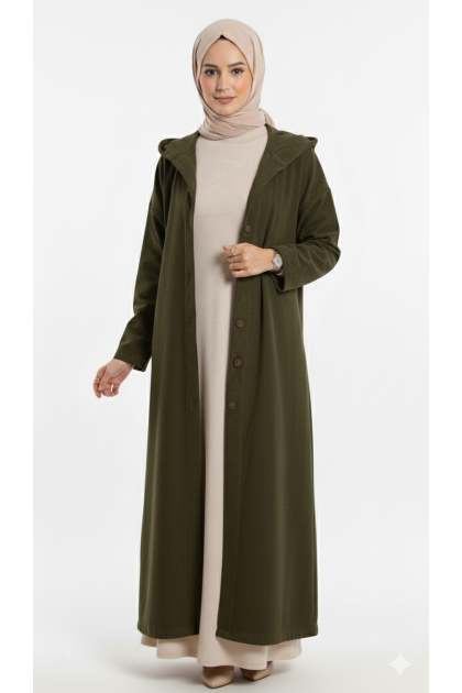 كابان جودي بأزرار وكابيشون (زيتي) 1515